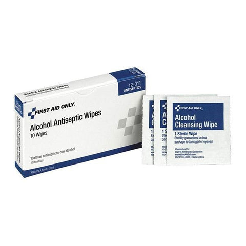 Pacc Prep pads Alcohol Pac-Kit First Aid Isopropanol 70% 2-1/8x4x7/8" 10/Bx, 60 BX/CA - Kit Safety Equipment - 12-011-002
