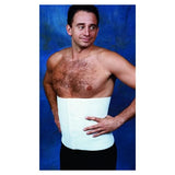 ES Medical Binder Compression Deluxe Adult Abdominal Cotton-Like Wht Sz 12" Small/Medium Each - PP12A