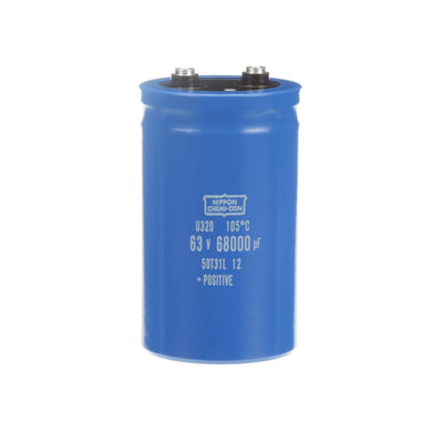 Hillrom Cap, 68000Uf, 63V, 20%, Panel Mount - 69726