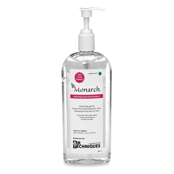 Air Techniques Inc Sanitizer Hand Hydrating Monarch Ethyl Alcohol 16 oz Apple Each, 6 Each/CA - H6500-N