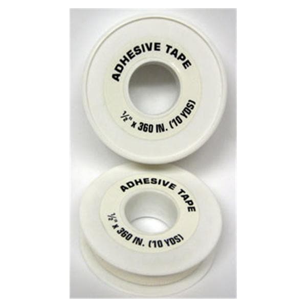 Tape Tape Tape-O Corp Cotton/Polyester .5"x10yd Adhesive White Each, 36 RL/CA - O Corp - WP051036T