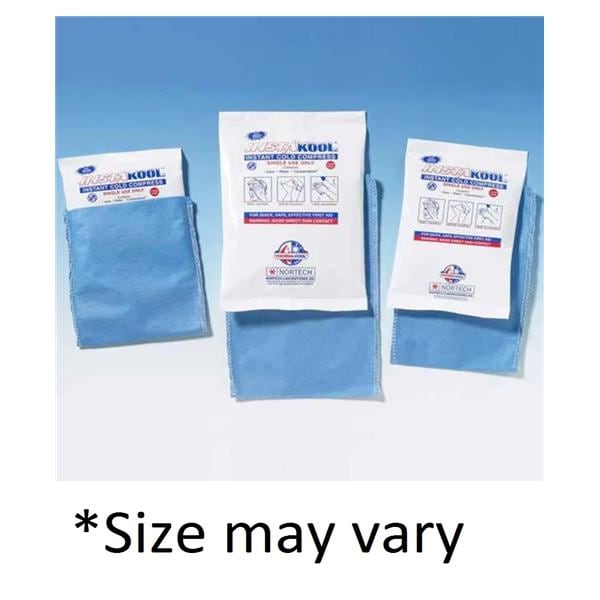 Nortech Labs Inc Compress Cold InstaKool First Aid Kit Sized Gel Instant Disposable 4x6" Each - TKINST4680