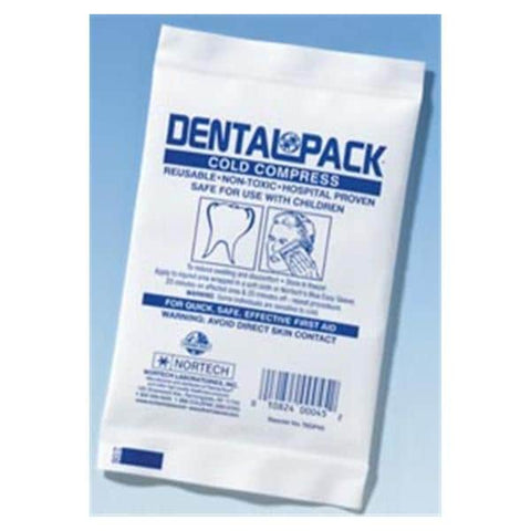Nortech Labs Inc Pack Hot/Cold Therma-Kool Dental Gel Reusable 4x5" Each, 100 Each/CA - TKDP45100