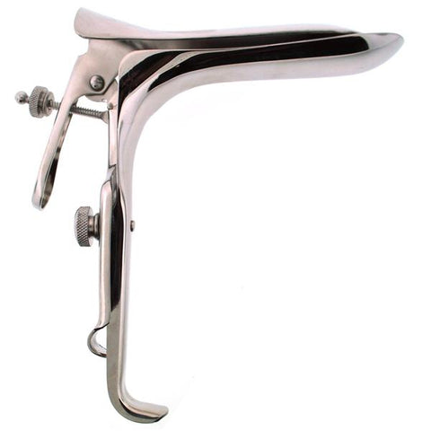 Hermann Medizentechnik Speculum Vaginal Graves 1-3/8x4" Medium Right Side Open/101x35mm SS Each - BR70-11022