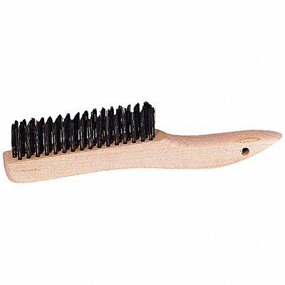 10-1/4 L Carbon Steel Short Handle Scratch Brush 1 EA