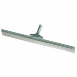 18 W Straight Foam Rubber Floor Squeegee Without Handle Black