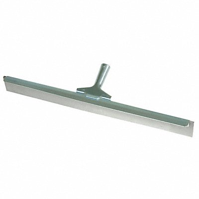24 W Straight Nonmarking Rubber Floor Squeegee Without Handle Gray