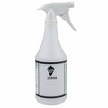 White/Black Plastic Bottle 24 oz. 12 PK