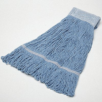 Quick Change Rayon String Wet Mop Head Blue