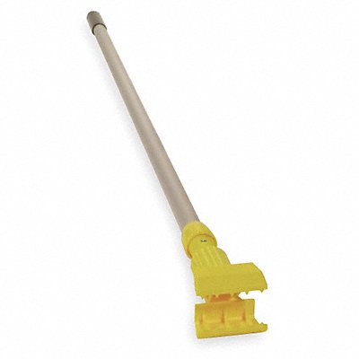 Wet Mop Handle Clamp Mop Connection Type Gray Aluminum 54 Handle Length