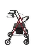 Adjustable Height Rollator, 6" Casters, Red - FE-70-0584