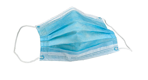 Strapit Surgimask Face Masks, 3 ply disposable with ear loops, ASTM Level 2, Box of 50 - FE-70-0663-50
