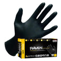 SAS Safety Gloves Exam Raven Powder-Free Nitrile Latex-Free Small Black 1000/Ca - 66516
