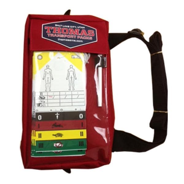 Thomas Transport Packs Pack First Responder IFAK Active Shooter 13x8x3.5" Red Zpr Adj Shldr Strp Each - TT 1300-IFAK