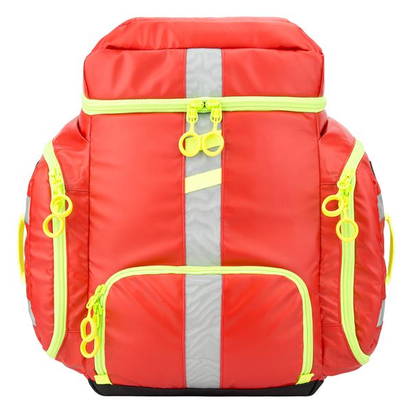 Statpacks Pack Jump Bag G3 Clinician 7x19x22" Red/Yellow Zipper Closure Mld Shldr Strp Each - G35001RE