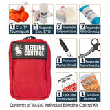 North America Rescue LLC Basic Kit Bleeding Control Public Access Red Each - 80-0452