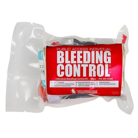 North America Rescue LLC Basic Kit Bleeding Control Public Access Each - 80-0465