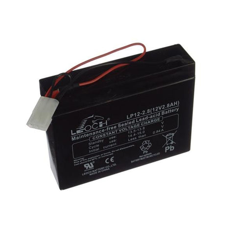 SScor Inc Battery Replacement For VX-2/Duet 12V Rechargeable Black Eachch - 80635