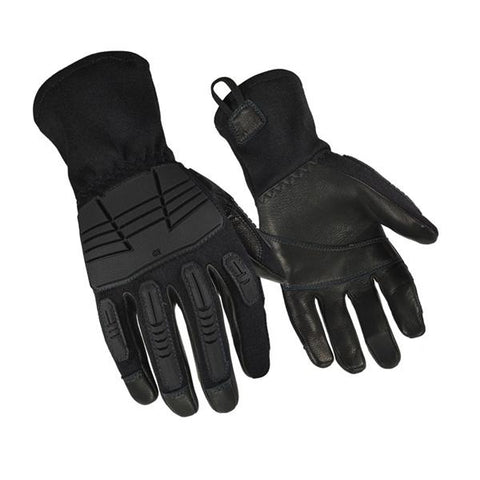 Ansell Healthcare Products LLC Gloves Impact Synth Lthr / Kevlar / Flxbl Thrmplstc Rbr 2XL Blk Lng 1/Pr - 535-12
