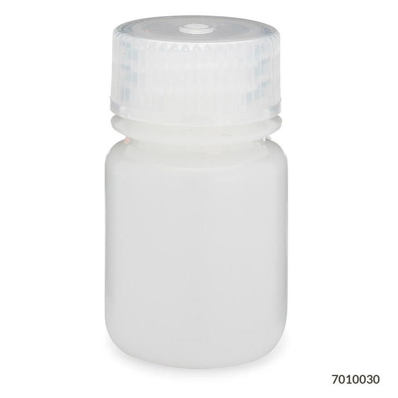 Globe Scientific Bottles, Diamond RealSeal, Wide Mouth Round, HDPE with PP Closure