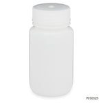 Globe Scientific Bottles, Diamond RealSeal, Wide Mouth Round, HDPE with PP Closure