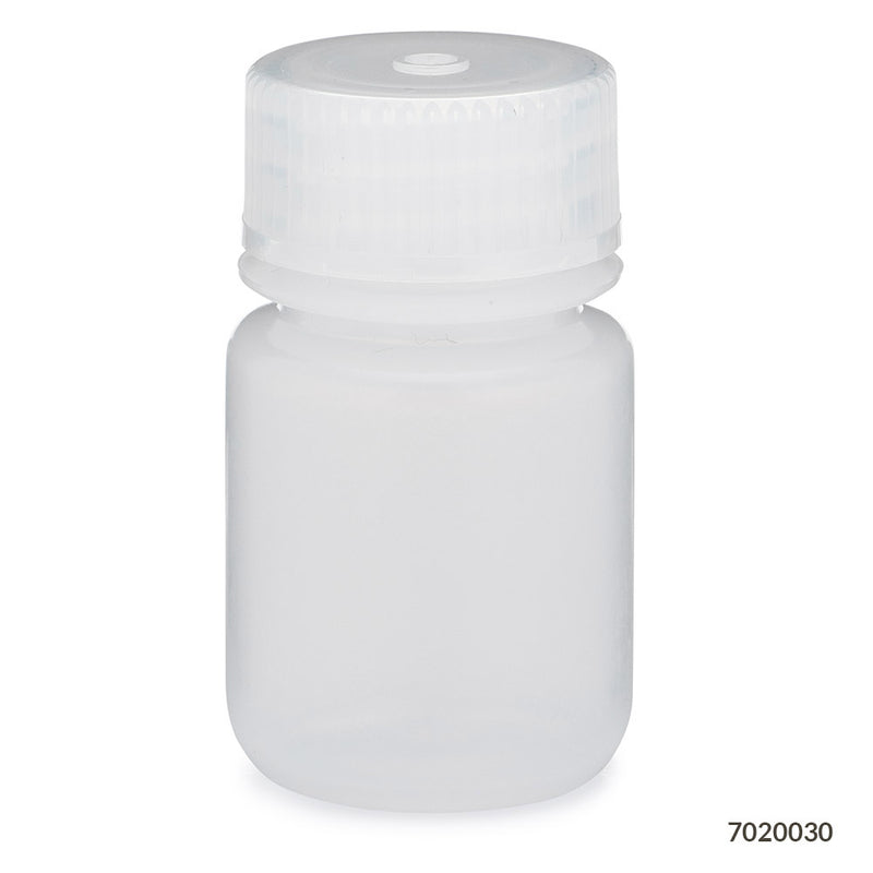 Globe Scientific Bottles, Diamond RealSeal, Wide Mouth, Round, LDPE with PP Closure