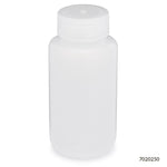 Globe Scientific Bottles, Diamond RealSeal, Wide Mouth, Round, LDPE with PP Closure