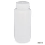 Globe Scientific Bottles, Diamond RealSeal, Wide Mouth, Round, LDPE with PP Closure