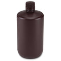 Globe Scientific Bottles, Diamond RealSeal, Narrow Mouth, Amber PP Bottle, PP Screw Cap