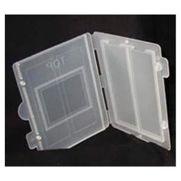 Fisher Scientific Co. Fisherbrand Microscope Slide Storage Holder Translucent 2 Position 200/Ca - 433545