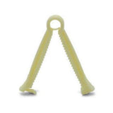 Aspen Surgical Clamp Umbilical Cord Double-Grip Serrated Jaw 125/Bx - 9423