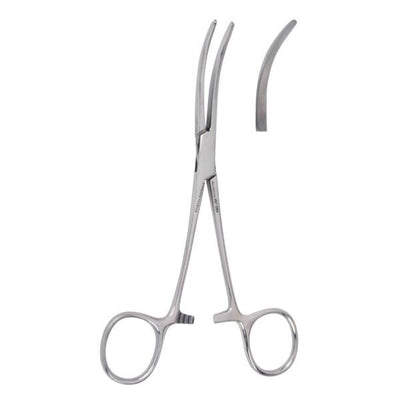 Miltex Forcep Tube Occluding St. Vincent Vantage 6-1/2" Smooth Jaw Curved SS Each - Integra Miltex - V97-584