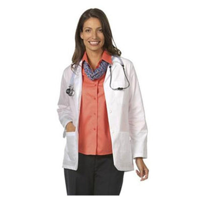 Fashion Seal Lab Jacket 65% Polyester / 35% Cotton Womens White Large Each - 125-L