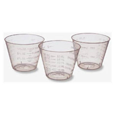 Young Dental Cup Dispensing Plastic 30 ML Clear 100/Pk, 50 PK/CA - 39910