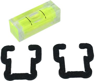 NAUGLE EXOPHTHALMOMETER SPIRIT LEVEL AND CLIP