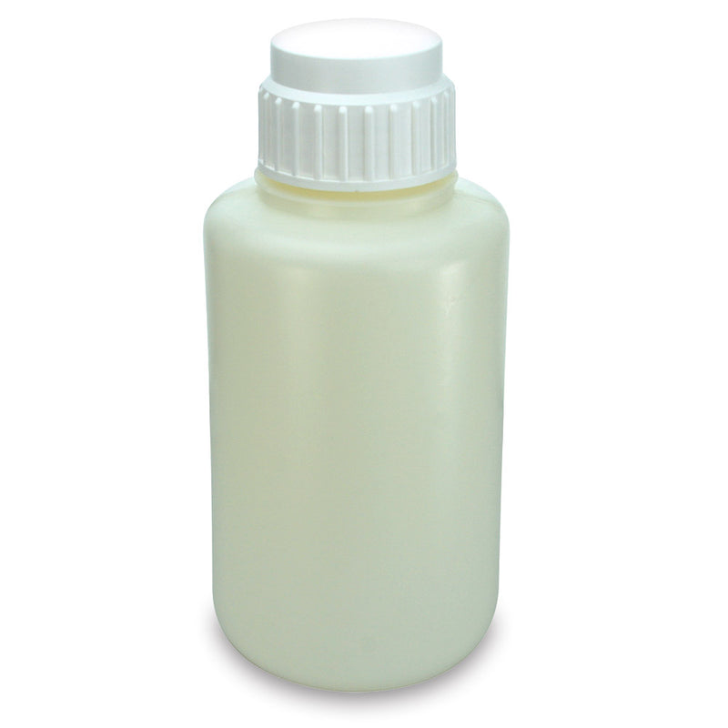 Globe Scientific Vacuum Bottle, Heavy Duty, HDPE with White PP 83mm Screw Cap, 4 L