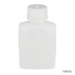 Globe Scientific Bottles, Diamond RealSeal, Wide Mouth Rectangular, HDPE with PP Closure