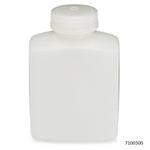Globe Scientific Bottles, Diamond RealSeal, Wide Mouth Rectangular, HDPE with PP Closure