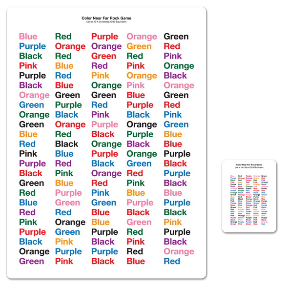 COLOR FACILITY ROCK GAME