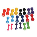 Fabrication Enterprises Dumbbell Weight CanDo 1-5lb 10 Piece Set Assorted Colors 1/St - 10-0563