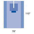 Medline Industries Inc Pack EENT IV Eclipse With Head Bar Drape with Adhesive 40x27" LF 11/Ca - DYNJP7030