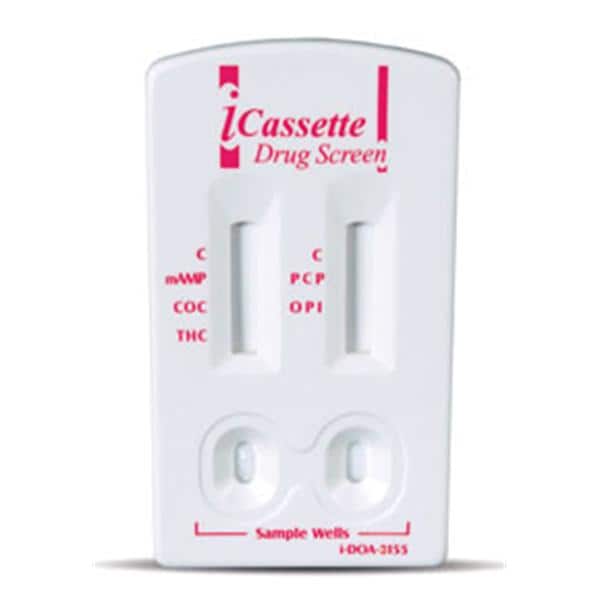 Alere Toxicology iCassette Drug Screen Test Kit CLIA Waived 5 Panel 25/Bx - Products - I-DOA-3155