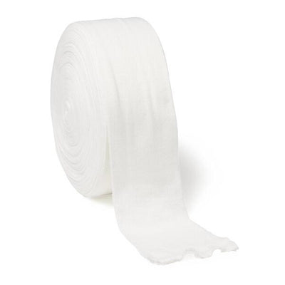Medline Industries Inc Stockinette Compression Unbl Eached Synthetic 4"x25yd Tblr Off-White LF NS Roll - MDT221204