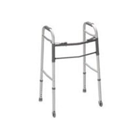 Sunrise Medical, Inc Walker Guardian 300lb Gray 5 Frnt Whl 16.5x32.5-39.5" 2Btn EZ Cr Adlt 4/Ca - G30757W