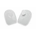 Silipos Cushion Insert Soft Zone Hl Spr Slcn M5-7.5/W7-9.5 Translucent White Sz Md Pr - 4002
