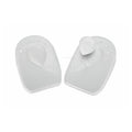 Silipos Cushion Insert Soft Zone Hl Spr Slcn M8-11.5/W10-12 Translucent White Lg 1/Pr - 4003