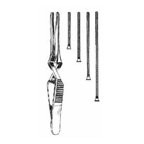 Miltex Clamp Bulldog Debakey 4-1/8" 4.5cm Tip Straight Cross Action 10.5cm SS Each - Integra Miltex - 24-604