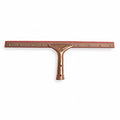 16 W Straight Double Rubber Window Squeegee Without Handle