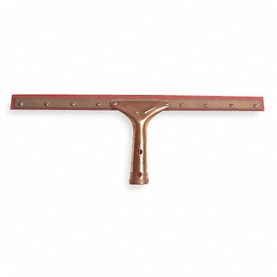 16 W Straight Double Rubber Window Squeegee Without Handle