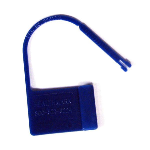 Healthmark Locks Numbered Snap-Lok Blue 100/PK - 8050 BL